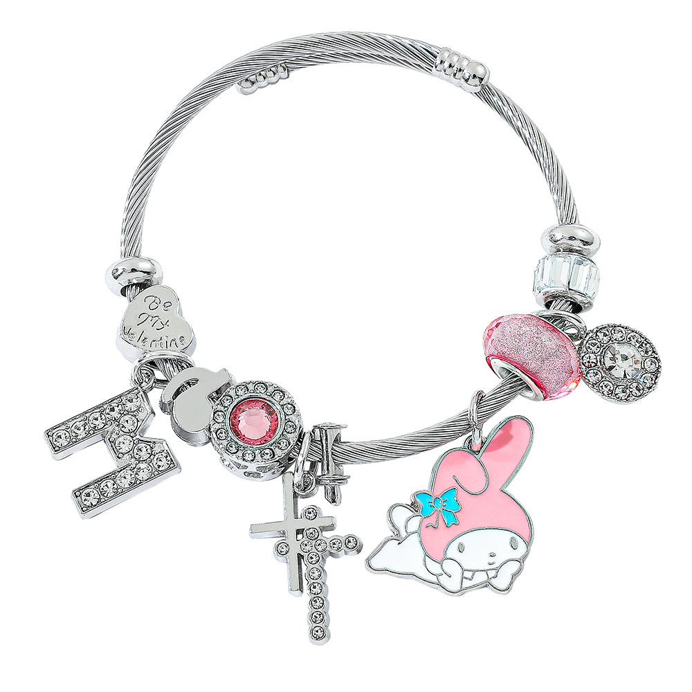 Kuromi anime bracelet