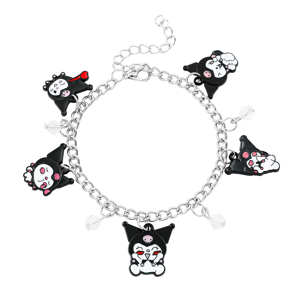 Kuromi anime bracelet