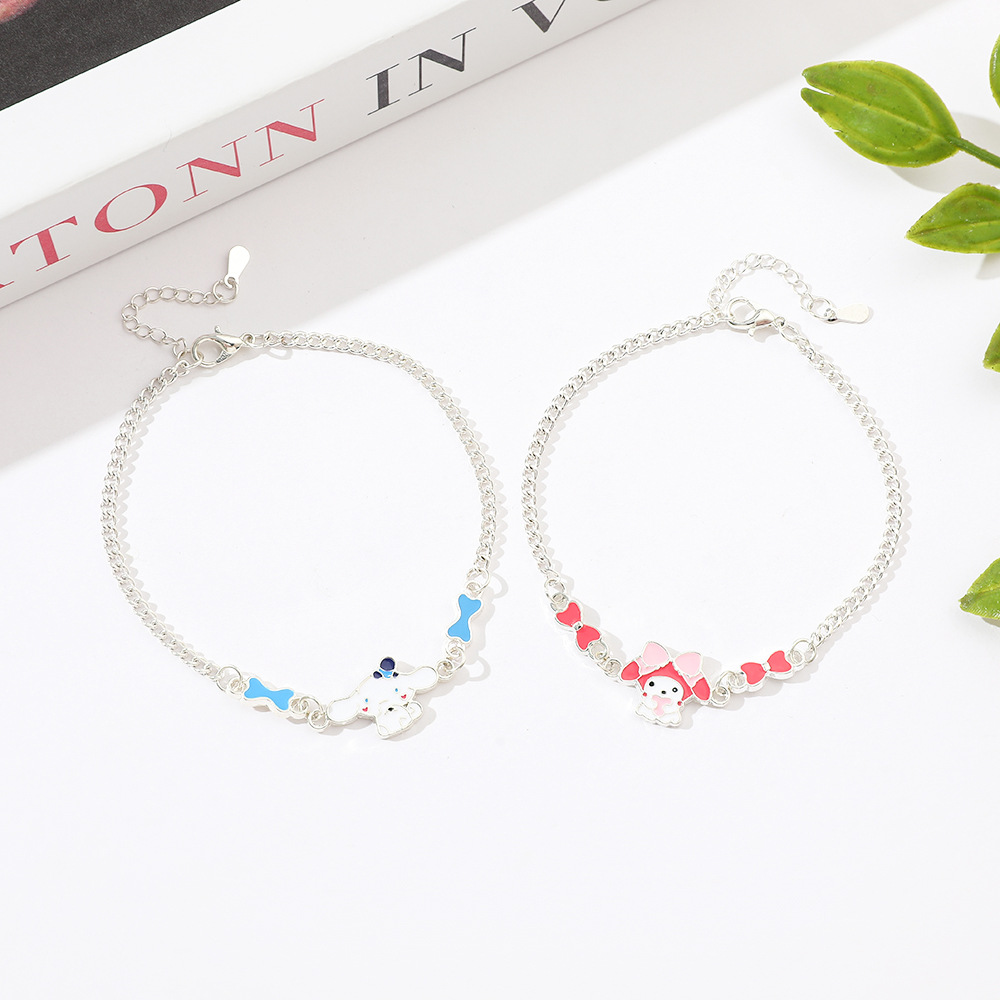 Kuromi anime bracelet