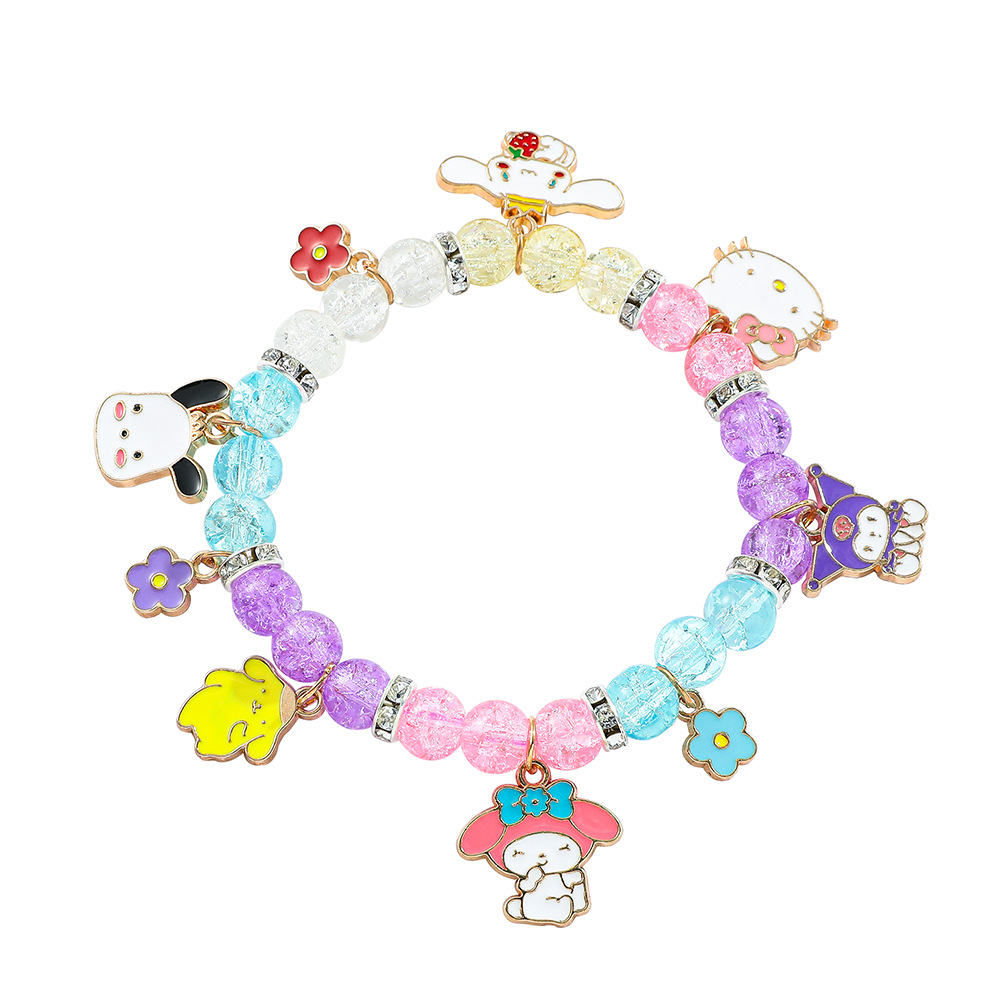 Kuromi anime bracelet