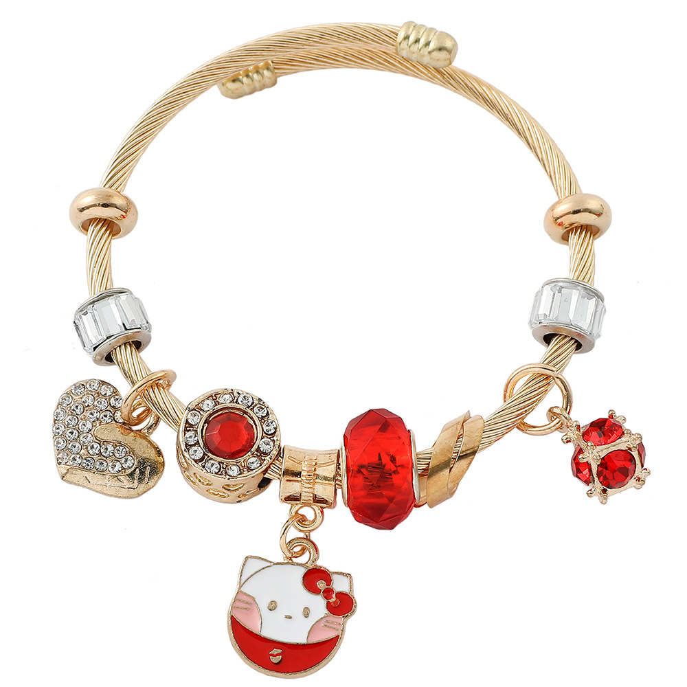 Kuromi anime bracelet