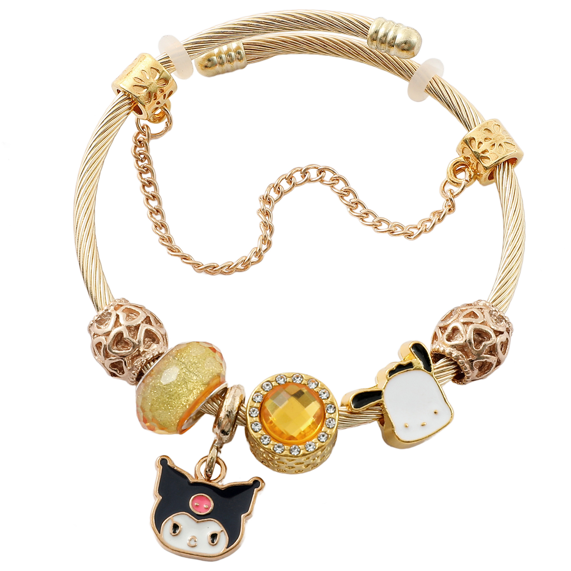 Kuromi anime bracelet
