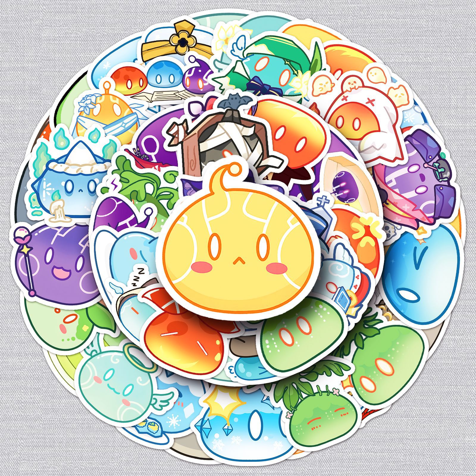 Genshin Impact anime waterproof stickers 50pcs a set