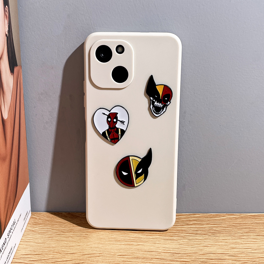 Deadpool anime mobile phone stickers
