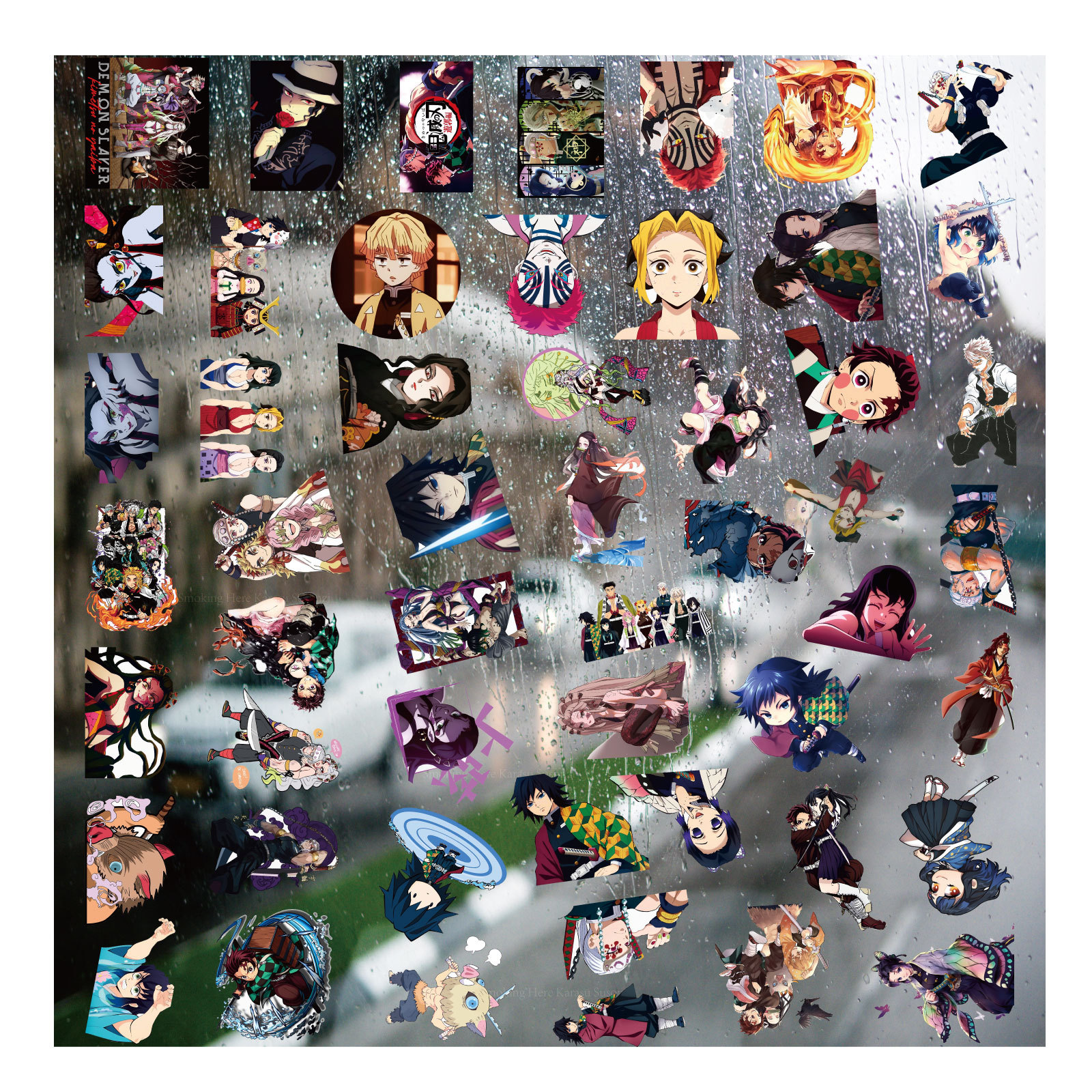 Demon slayer kimets anime 3D sticker price for a set of 51pcs