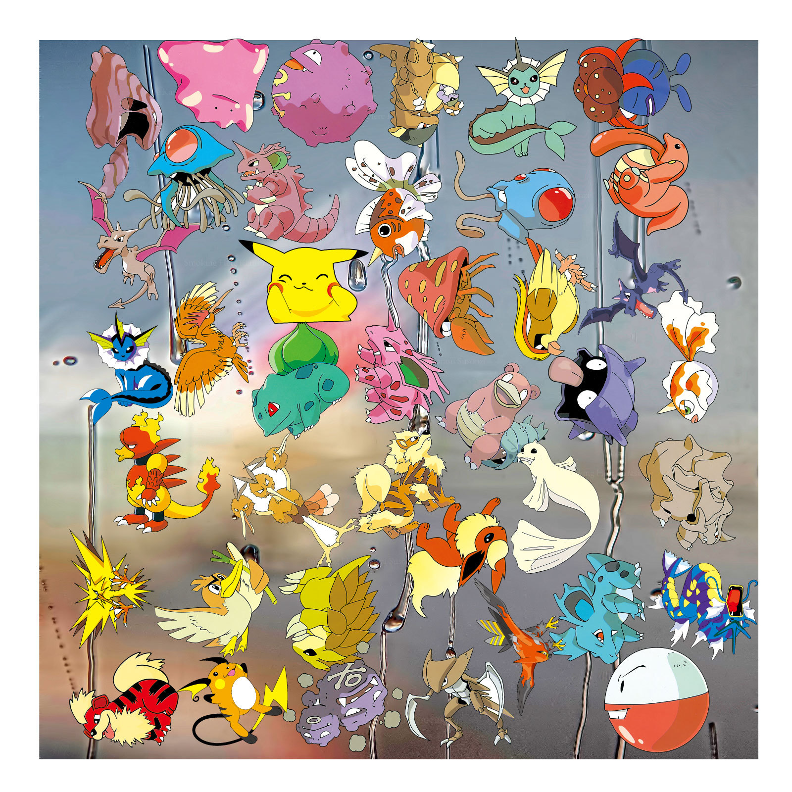 pokemon anime 3D sticker price for a set of 48pcs