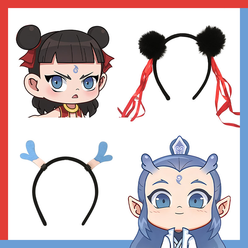 Ne zha anime headband