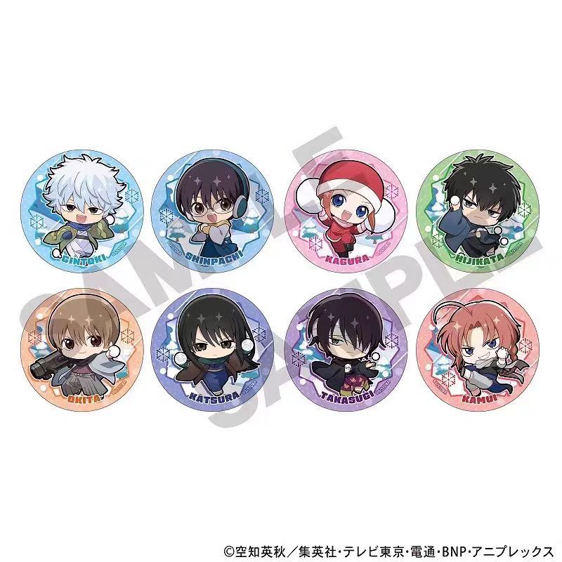 Gintama  anime pin 9pcs a set