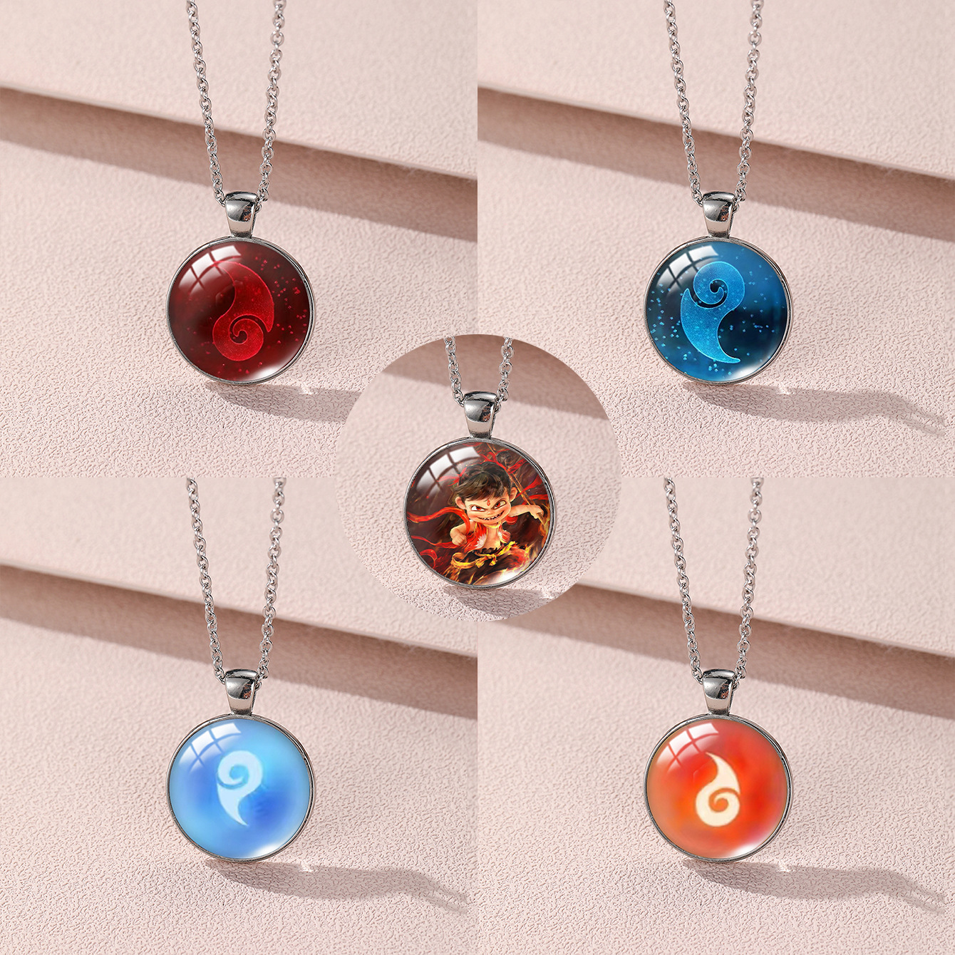 Ne zha anime necklace