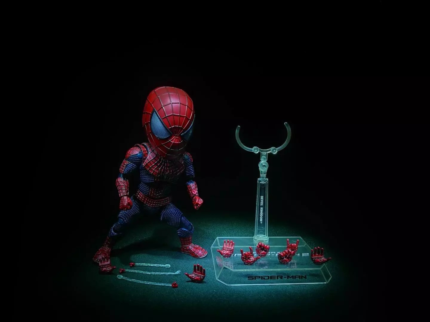 spider man anime figure 18cm