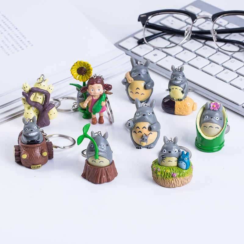 TOTORO anime keychain 10 pcs a set