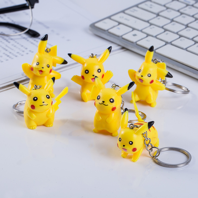 Pokemon anime keychain 6 pcs a set