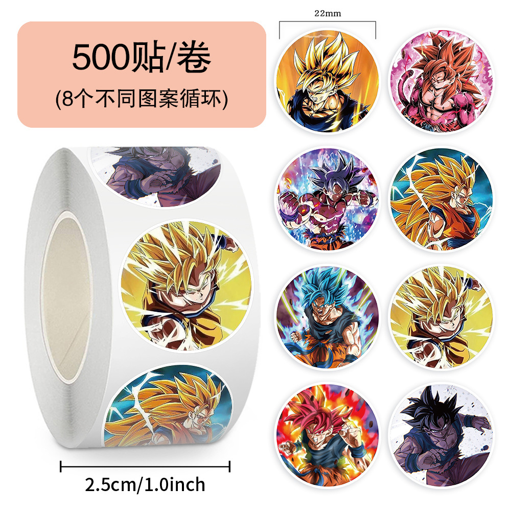 Dragon ball anime stickers