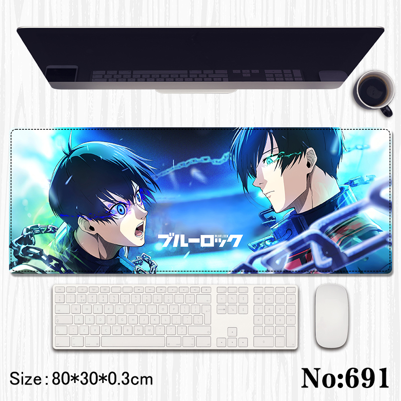 Blue Lock anime Mouse pad 80*30*0.3cm