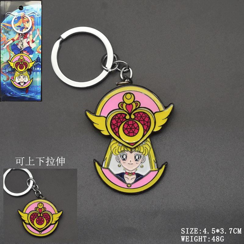 Sailor Moon Crystal anime telescopic keychain