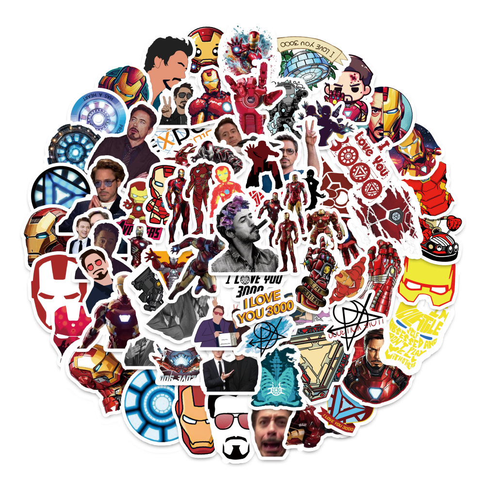 Avengers anime waterproof stickers 80pcs a set