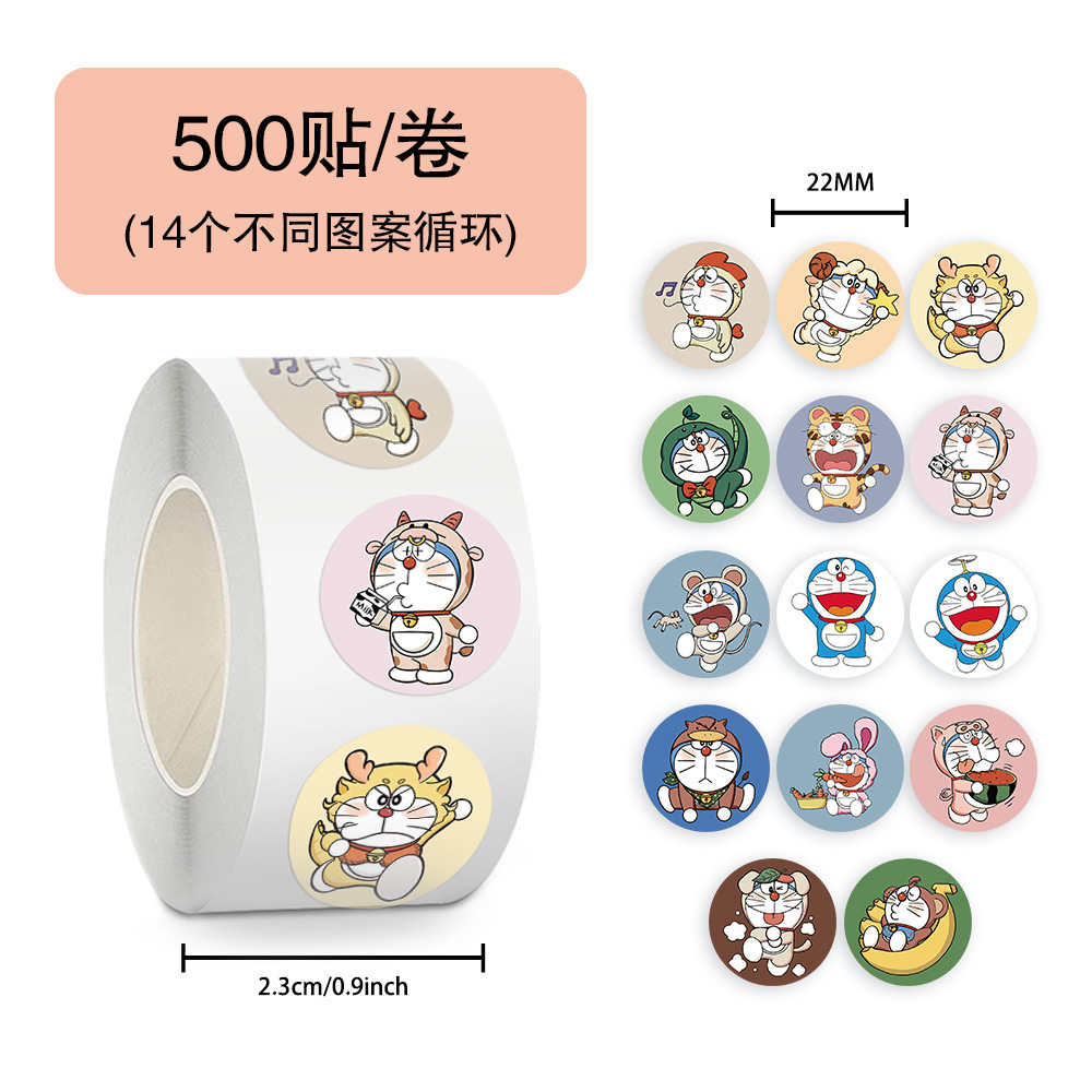 Doraemon anime stickers