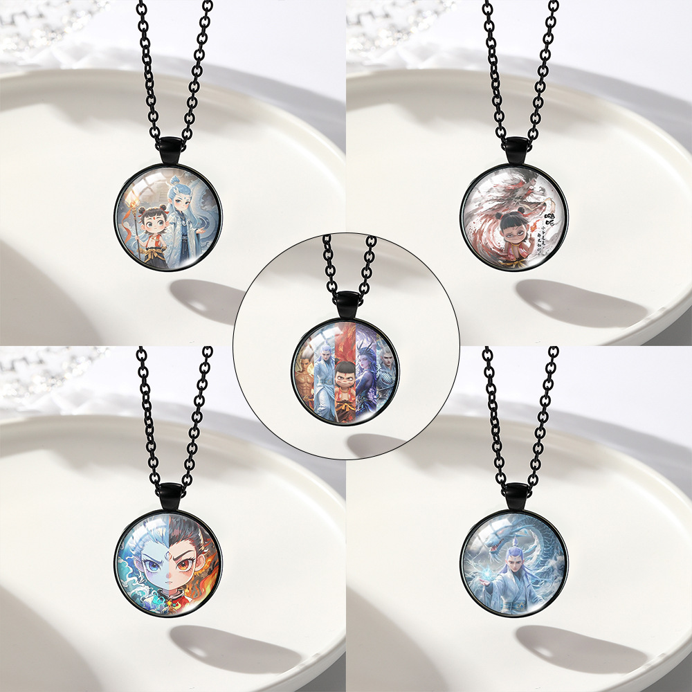 Ne zha anime necklace