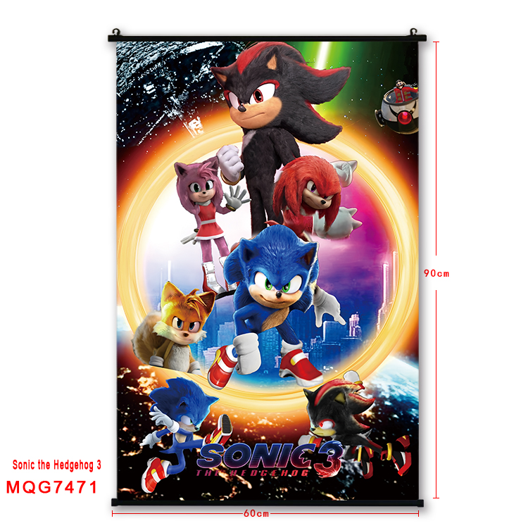 Sonic anime wallscroll 60*90cm
