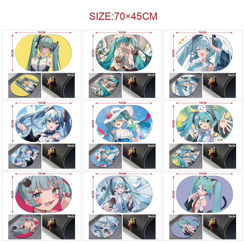 Hatsune Miku anime carpet 70*45cm