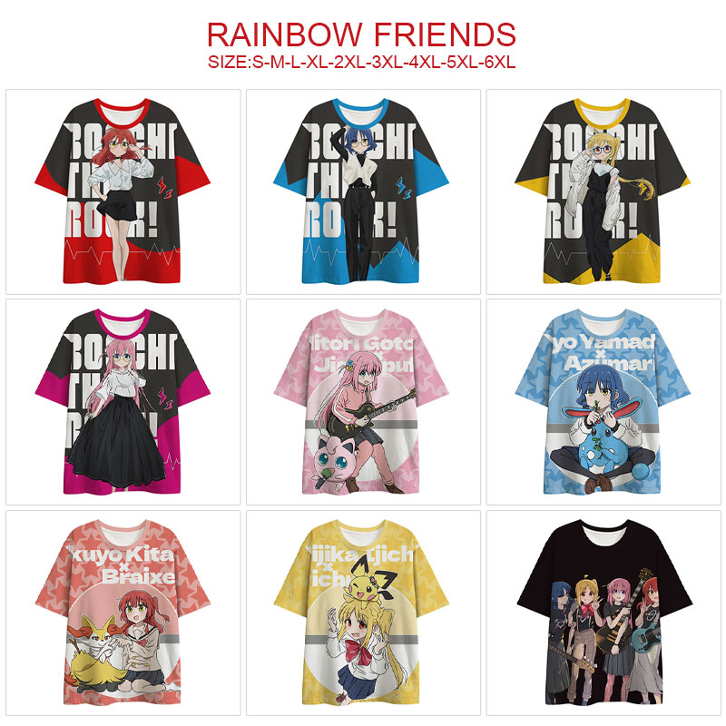 Bocchi the rock anime T-shirt