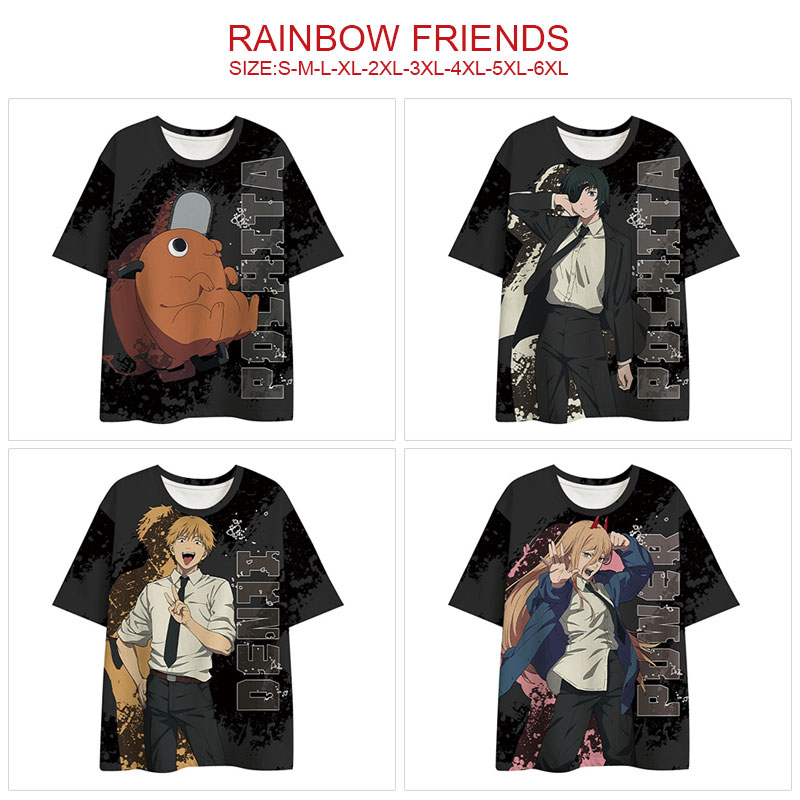chainsaw man anime T-shirt
