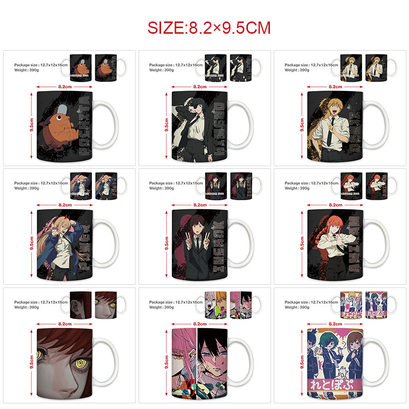 chainsaw man anime cup 400ml