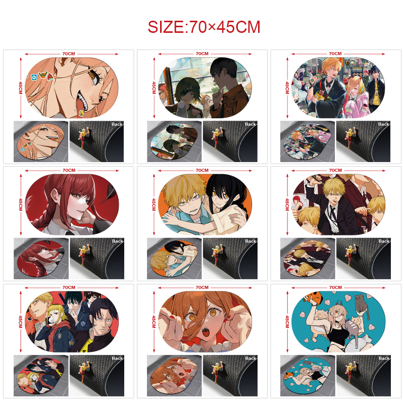 chainsaw man anime carpet 70*45cm