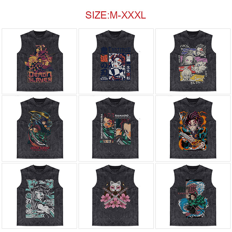 Demon slayer kimets anime vest