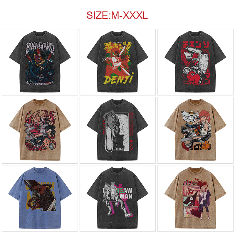 chainsaw man anime T-shirt
