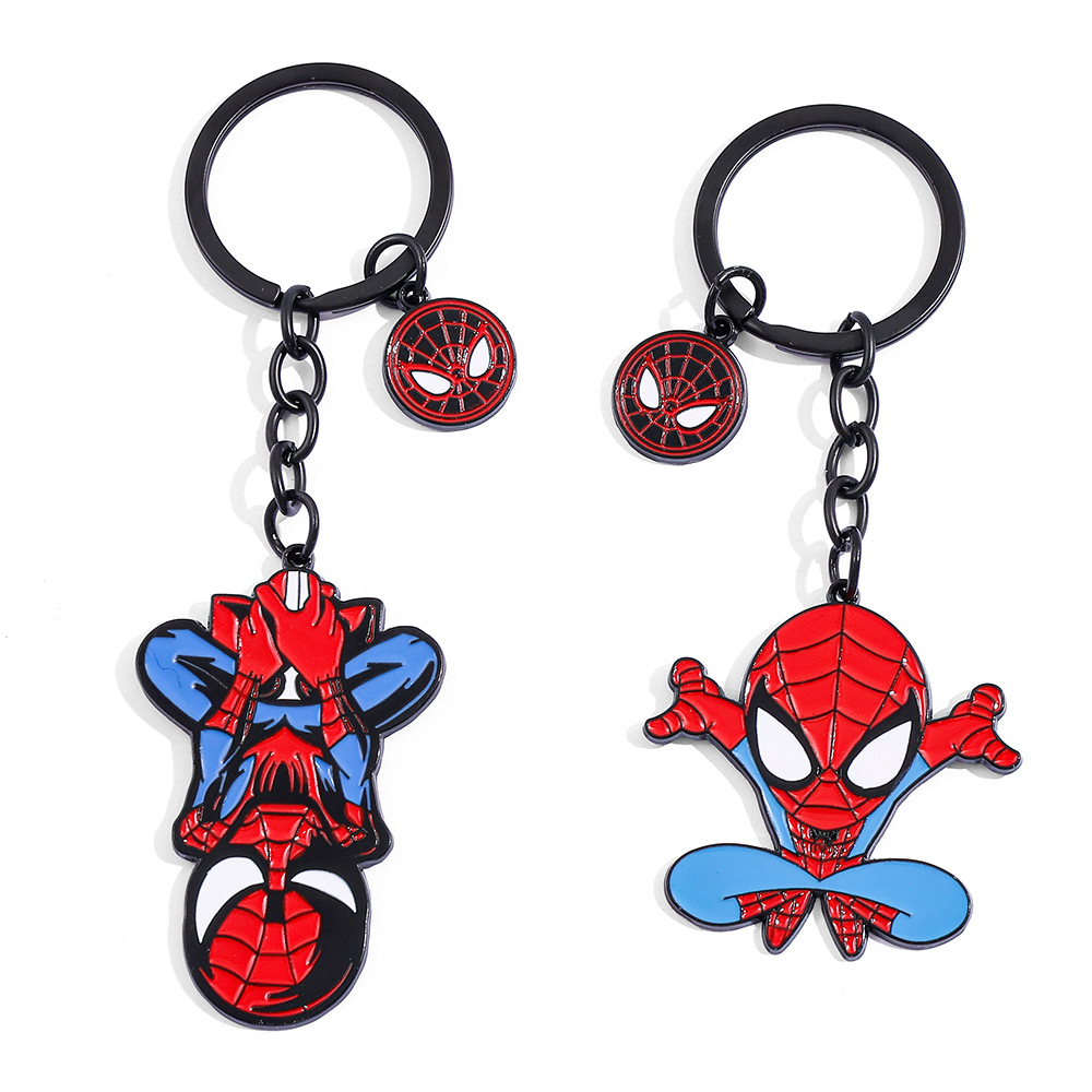 spider man anime keychain