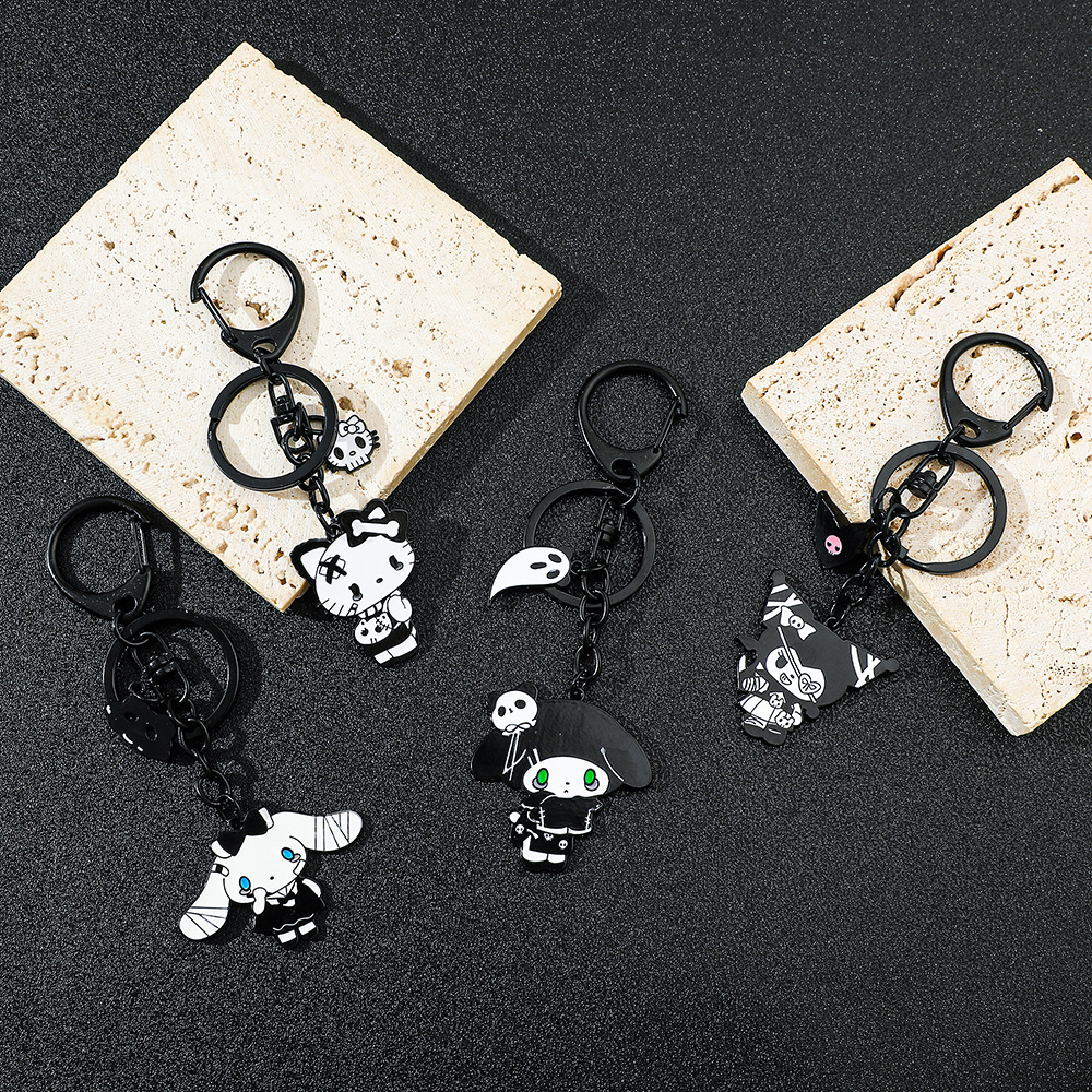 Kuromi anime keychain