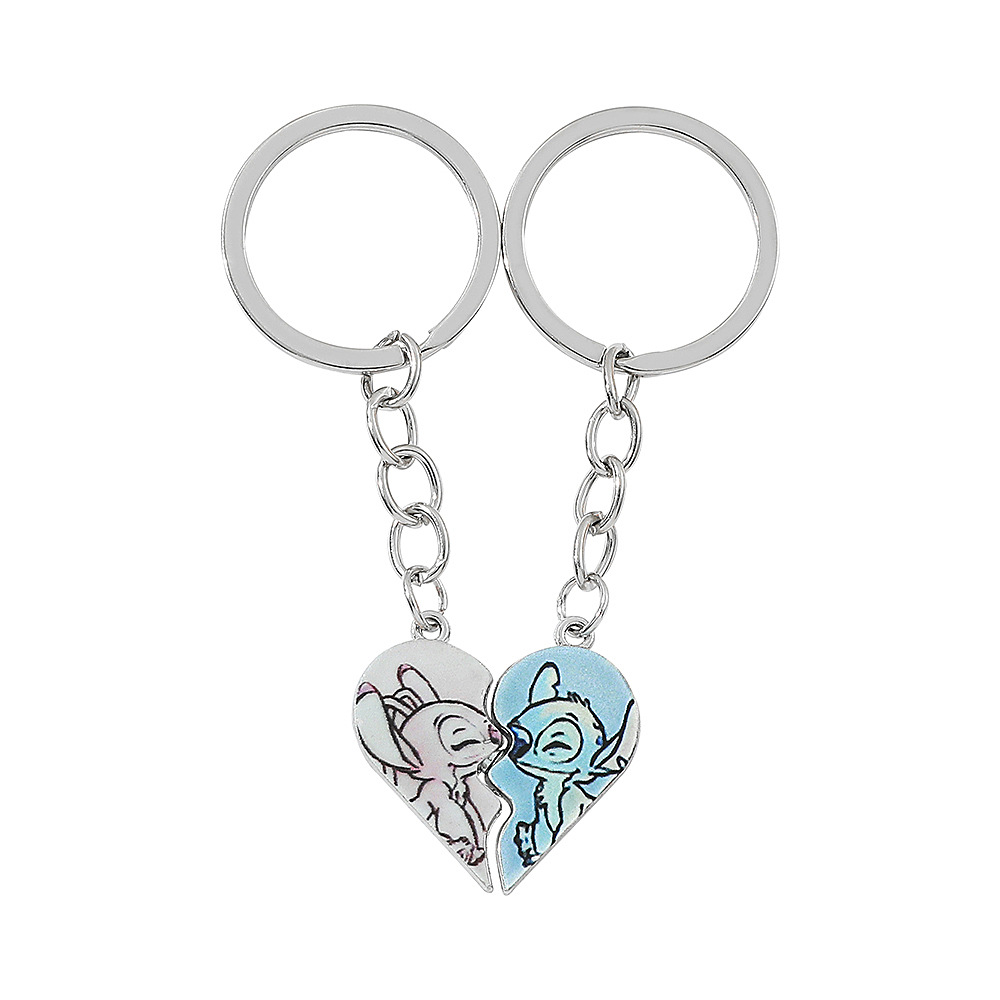 stitch anime keychain 5 pcs a set