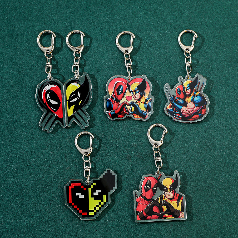 Avengers anime keychain