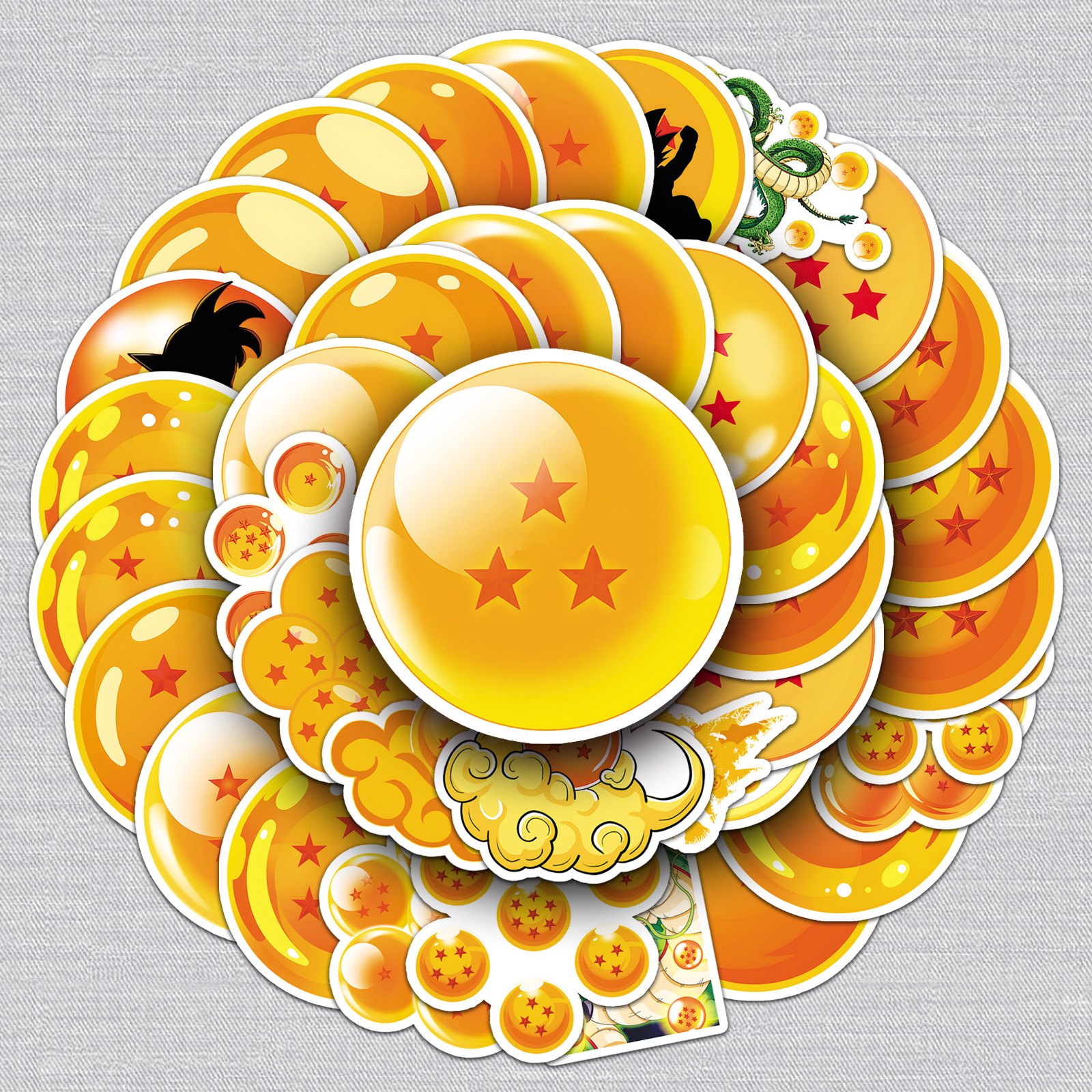 Dragon ball anime waterproof stickers 50pcs