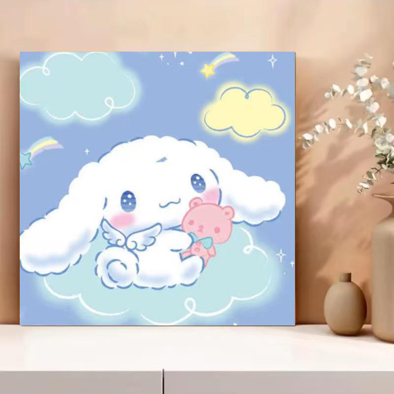 Kuromi anime DIY diamond Decorative Painting(40*40cm Canvas+Diamond Pack+Tool Kit)