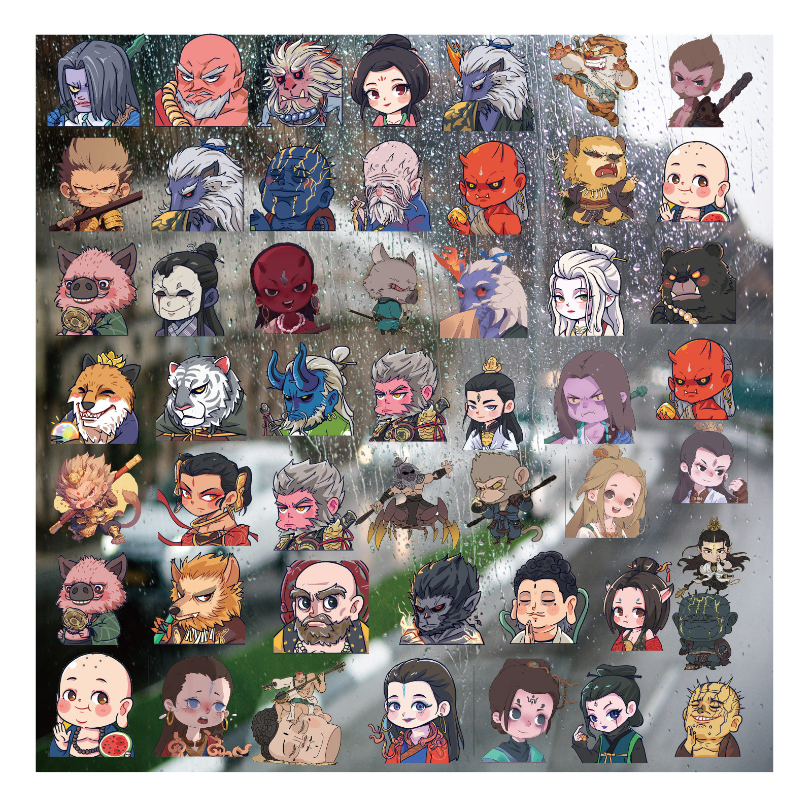 Black Myth: Wukong anime 3D sticker price for a set of 50pcs