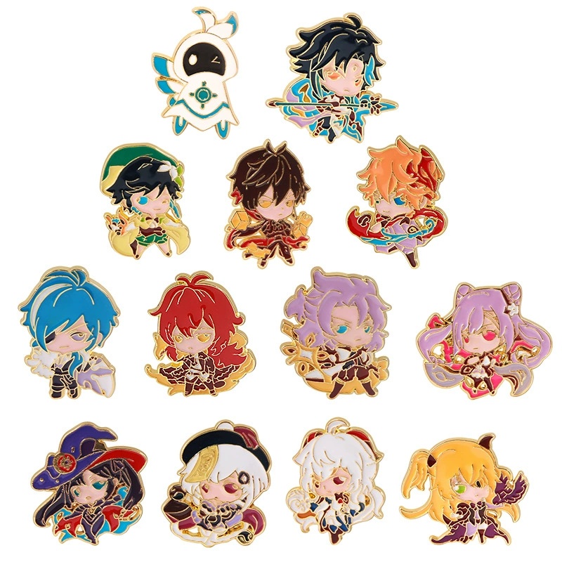 Genshin Impact anime pin