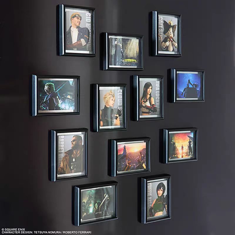 final fantasy anime refrigerator magnet 12 pcs a set