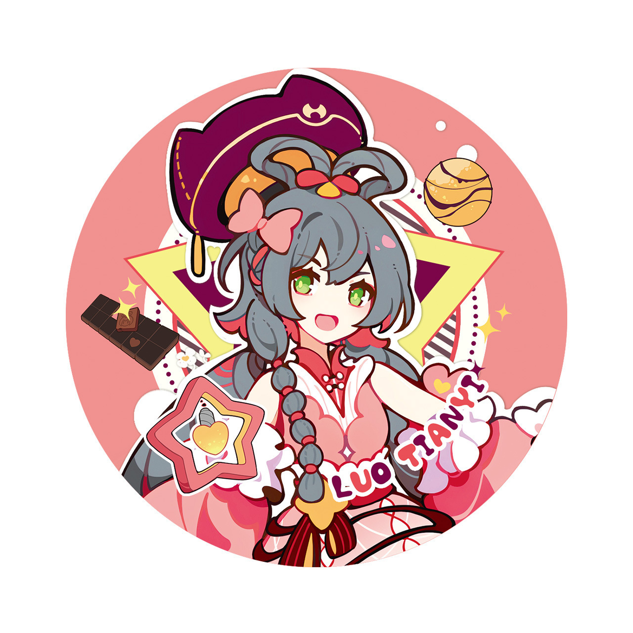 Hatsune Miku anime pin