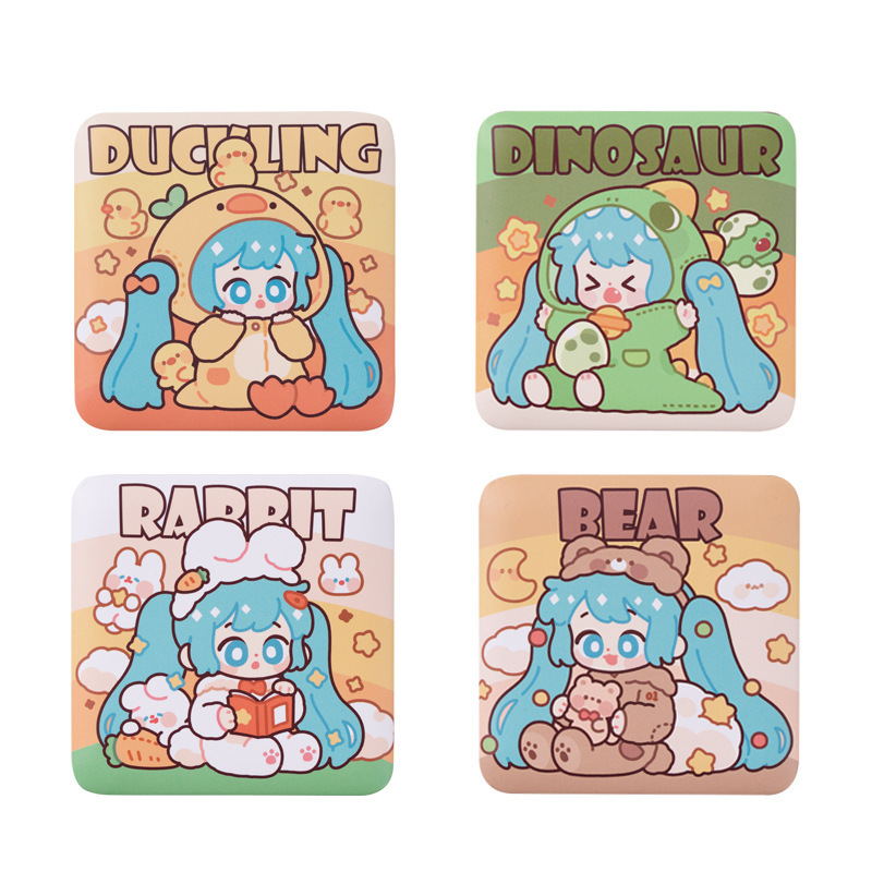 Hatsune Miku anime pin 4pcs a set