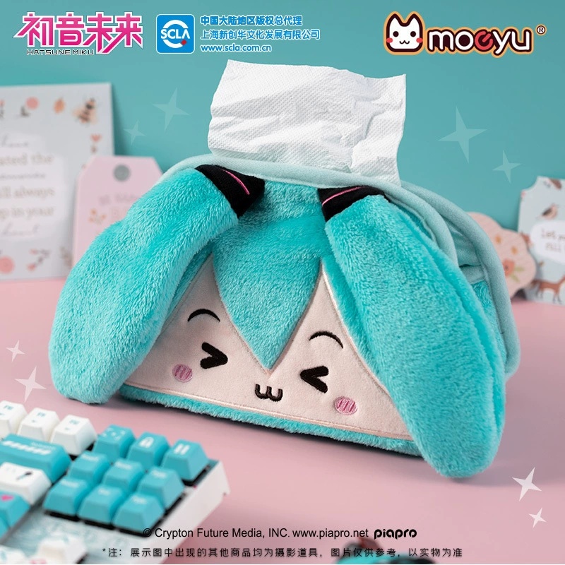 Hatsune Miku anime tissue box
