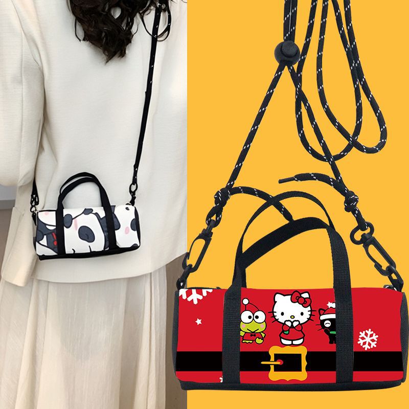 Kuromi anime messenger bag 16*8*8cm
