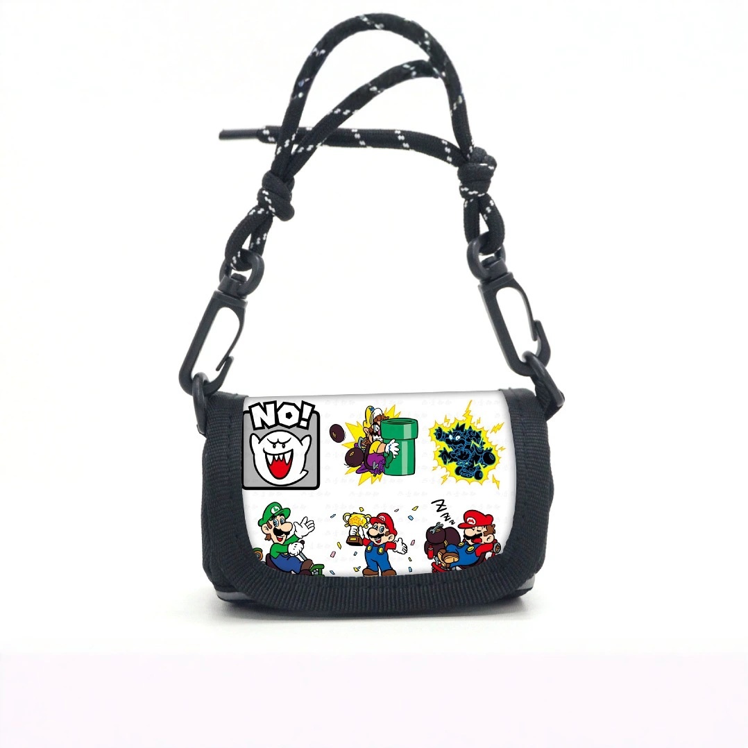 Super Mario anime messenger bag 9*6*6cm