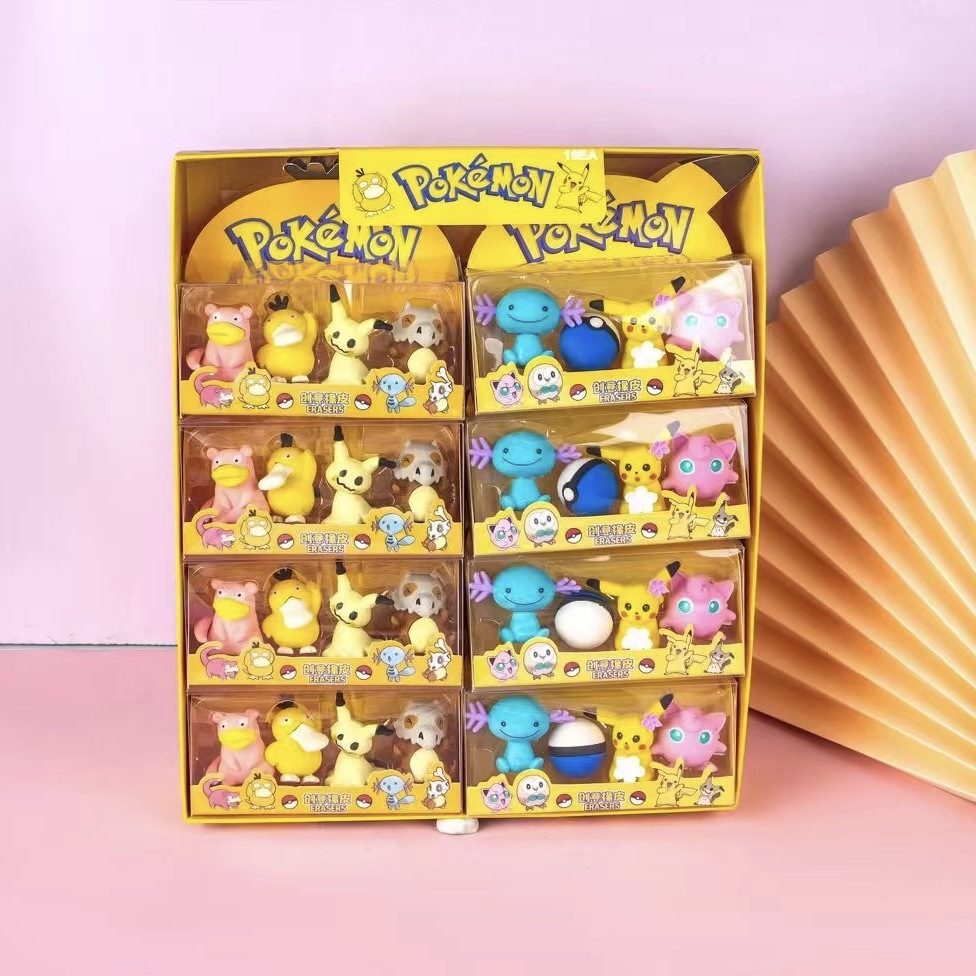 Pokemon anime eraser 24 pcs a set 16 pcs a set