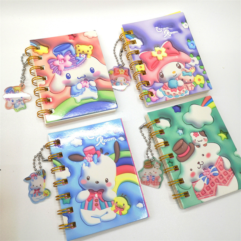 Kuromi anime notebook 100*80mm 24pcs a set
