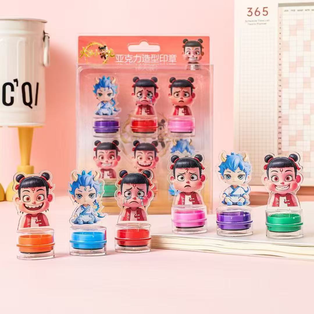 Ne zha anime seal 6 pcs a set