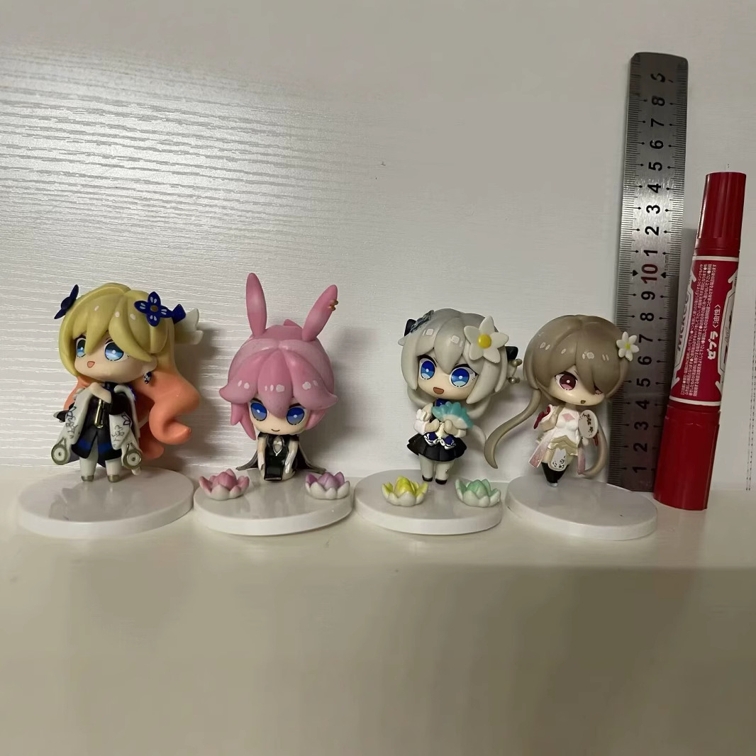 Honkai: Star Rail anime figure 8.5cm 4 pcs a set