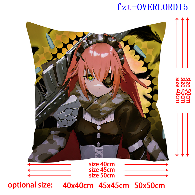 overload anime pillow cushion 45*45cm