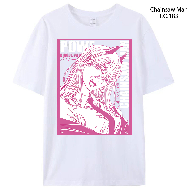 chainsaw man anime T-shirt